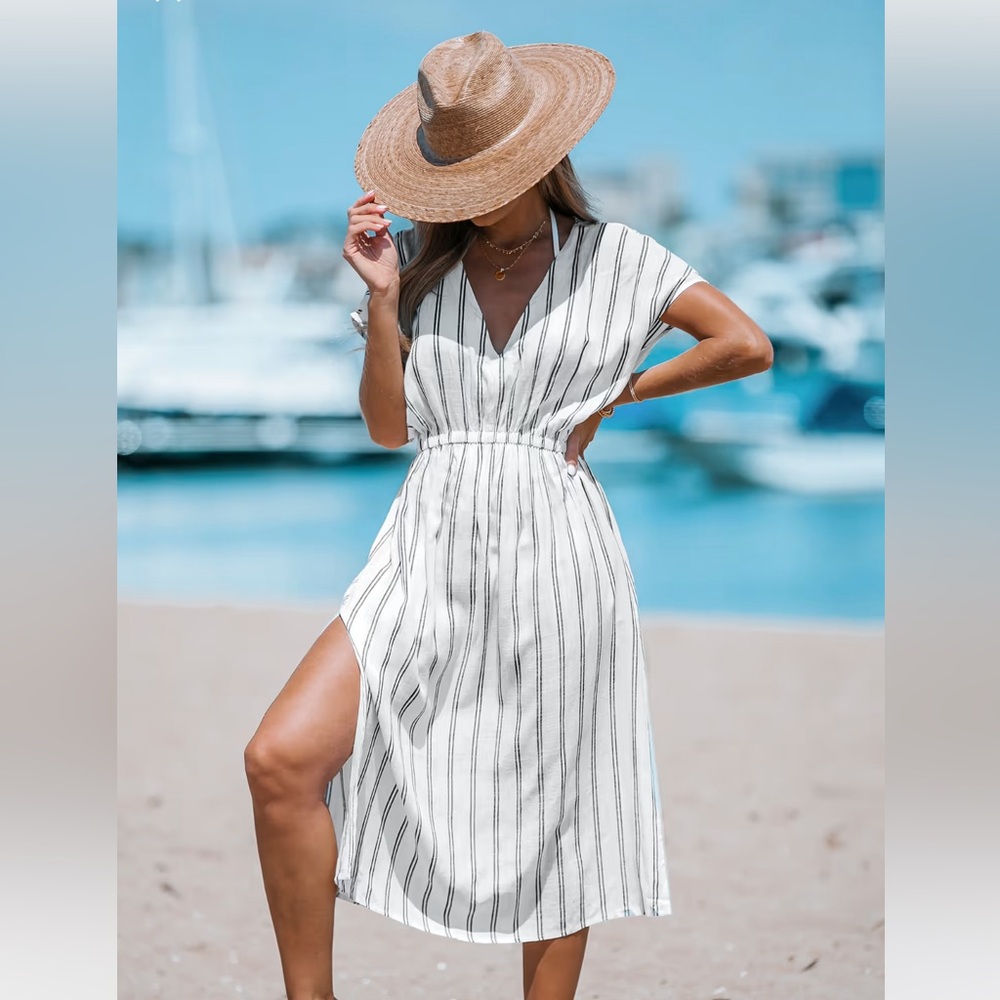 White Midi Dress